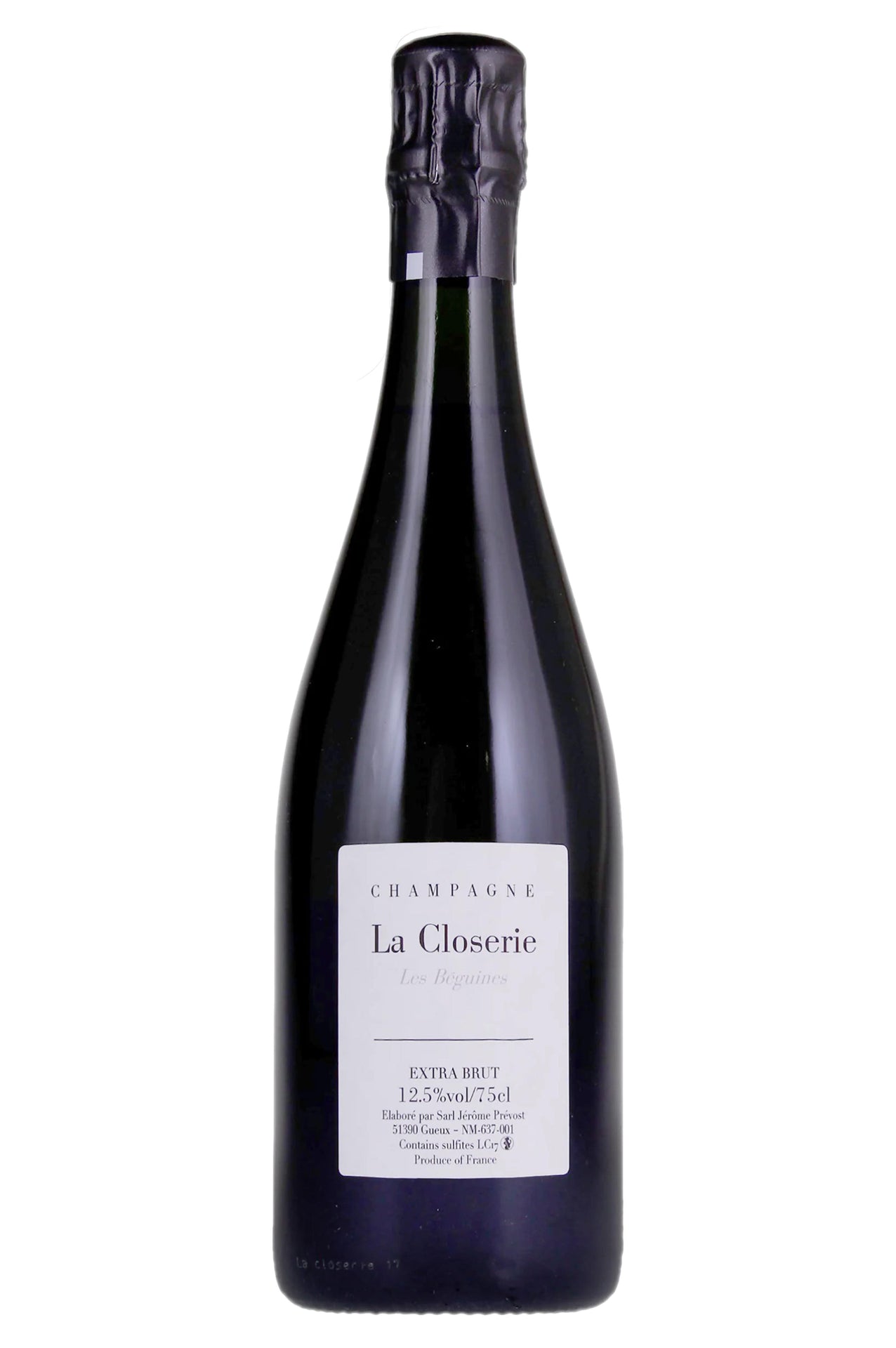 Champagne La Closerie, Jérôme Prévost, Les Béguines, Extra Brut